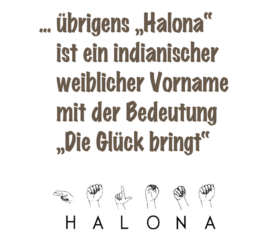 Hallo Halona!